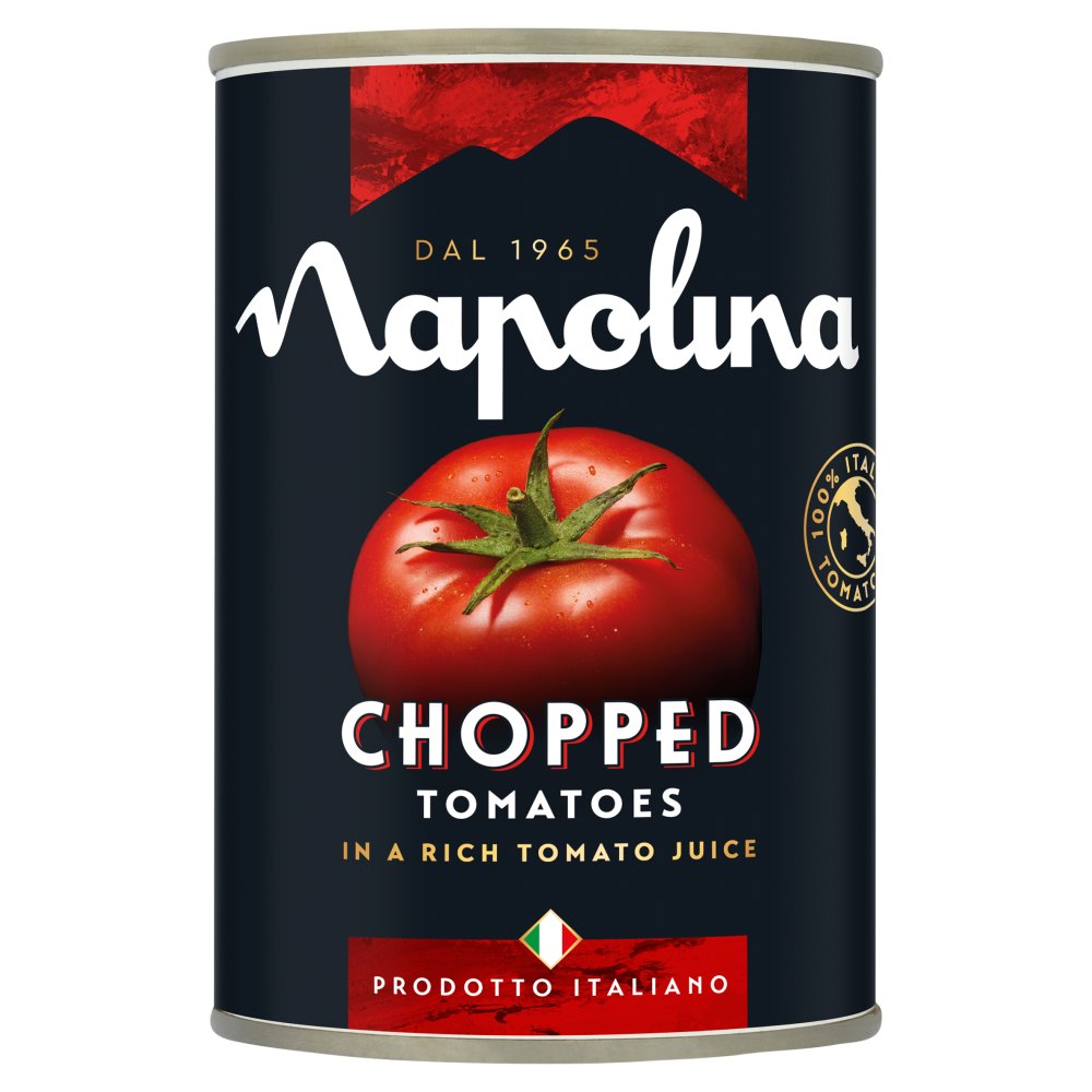 Napolina chopped tomatoes 400g
