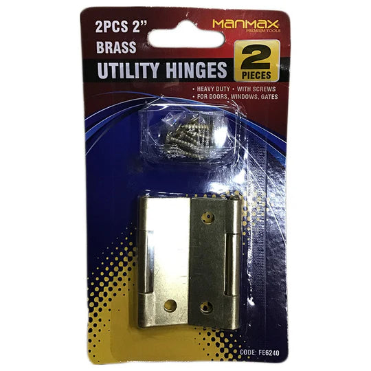 Utility hinges 2pcs 2”