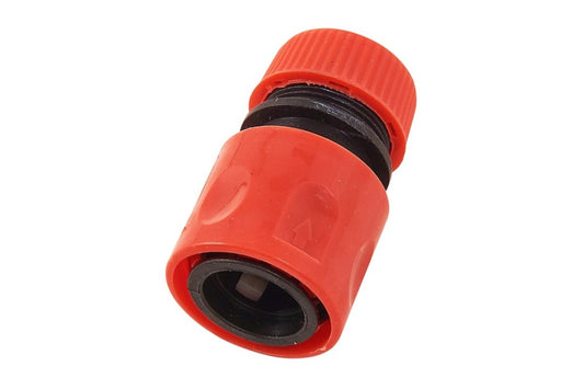 1/2 Hose connector with shut off