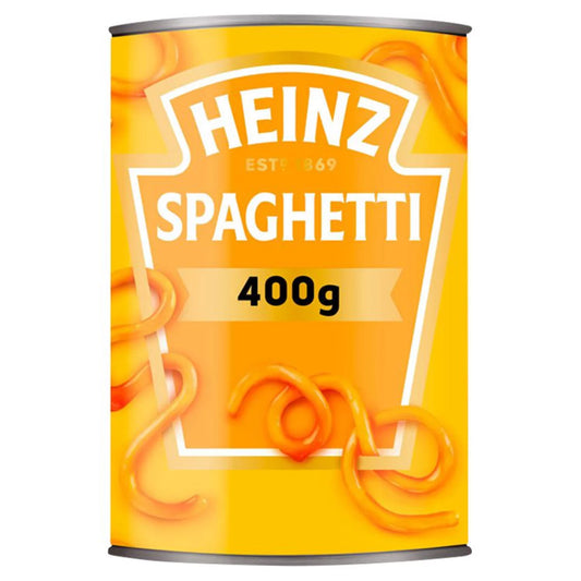 Heinz spaghetti freshly made pasta in a juicy tomato sauce 400g