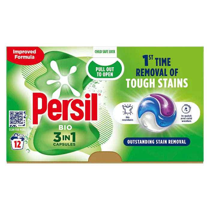 Persil 3 In 1 Bio Capsules 12 Wash