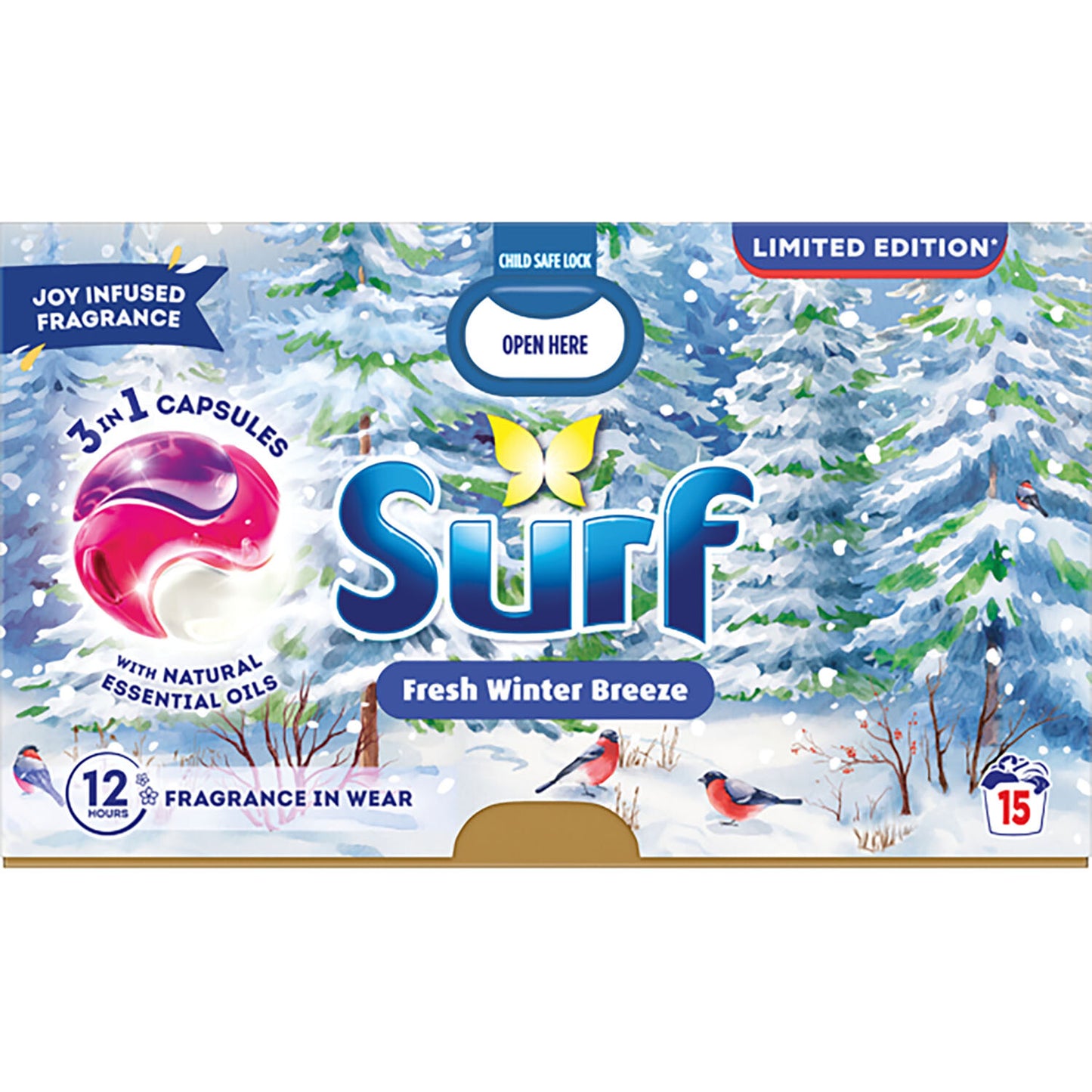 Surf Capsules Fresh Winter Breeze 15 Wash