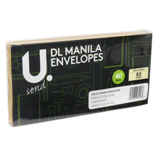 DL Manila envolopes 40 pack