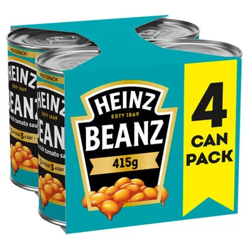 Heinz beans great value pack 4 x 415g