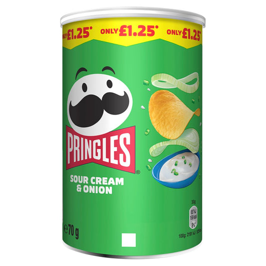 Pringles sour cream & onion 70g