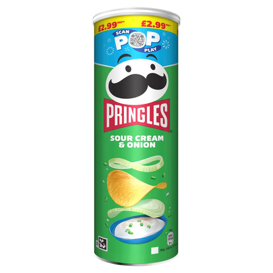 Pringles sour cream & onion 165g