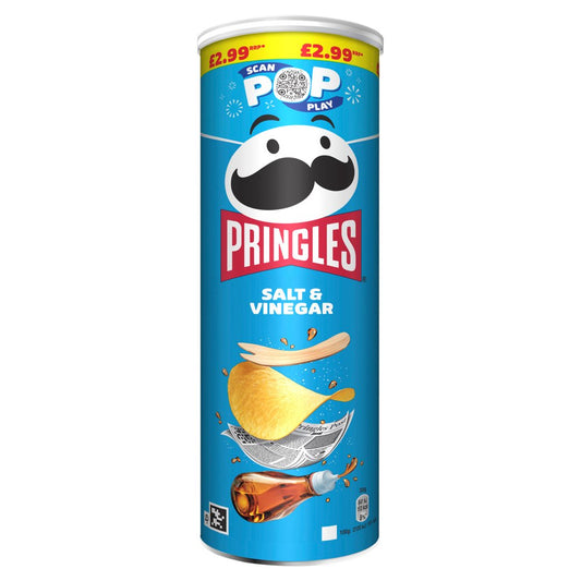 Pringles salt & vinegar 165g