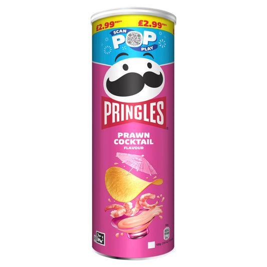 Pringles prawn cocktail 165g