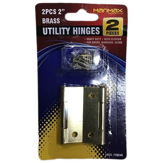 Utility hinges 2pcs 2”