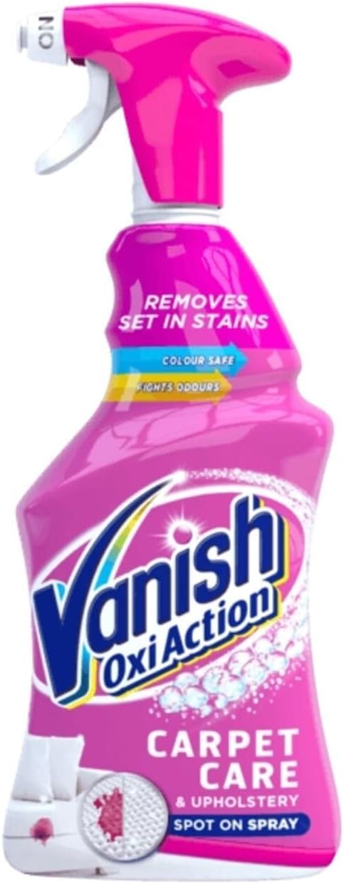 Vanish oxi action spring flower carpet & upholstery stain remover spray
