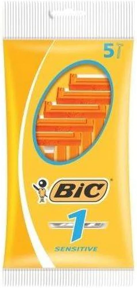 Bic 1 blade sensitive 5 razors