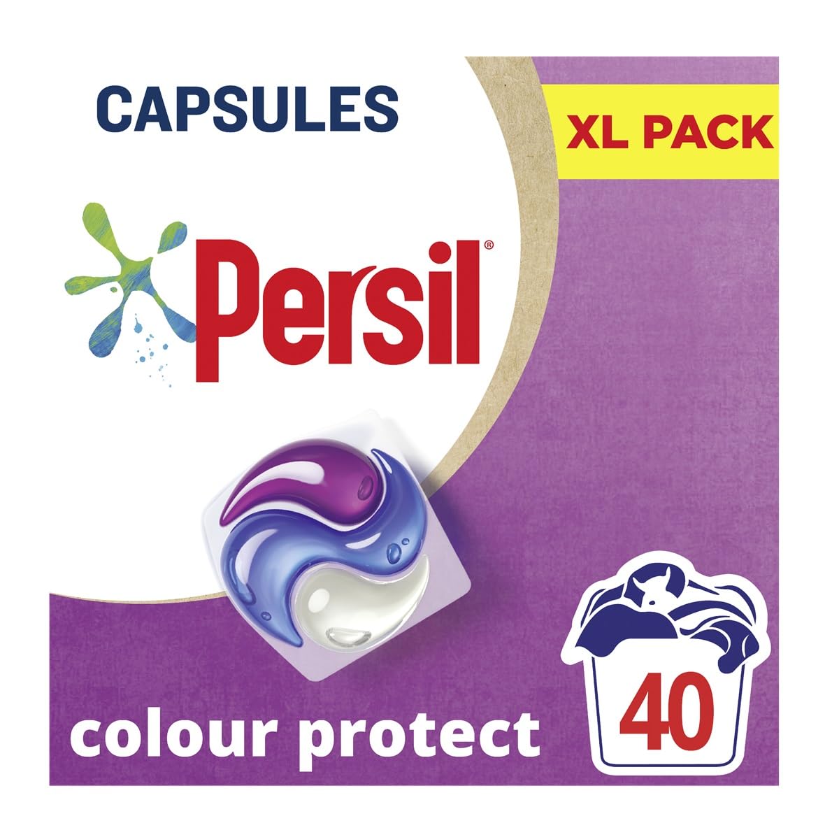 Persil 3 In 1 Colour Protect Capsules 40 Wash