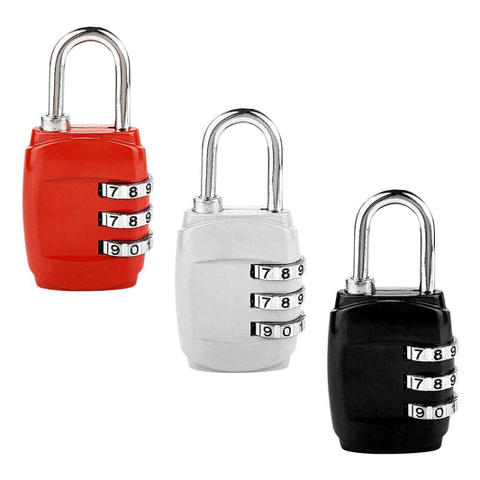 3pcs luggage lock