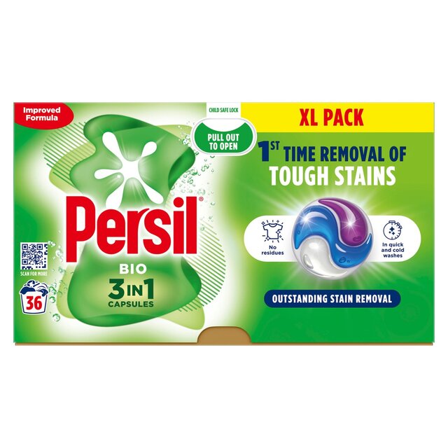 Persil 3 In 1 Bio Capsules 36 Wash