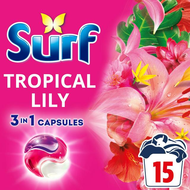 Surf Tropical Lily Capsules 15 Wash