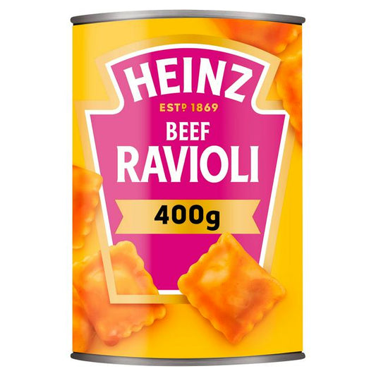 Heinz Beef Ravioli in tomato sauce
