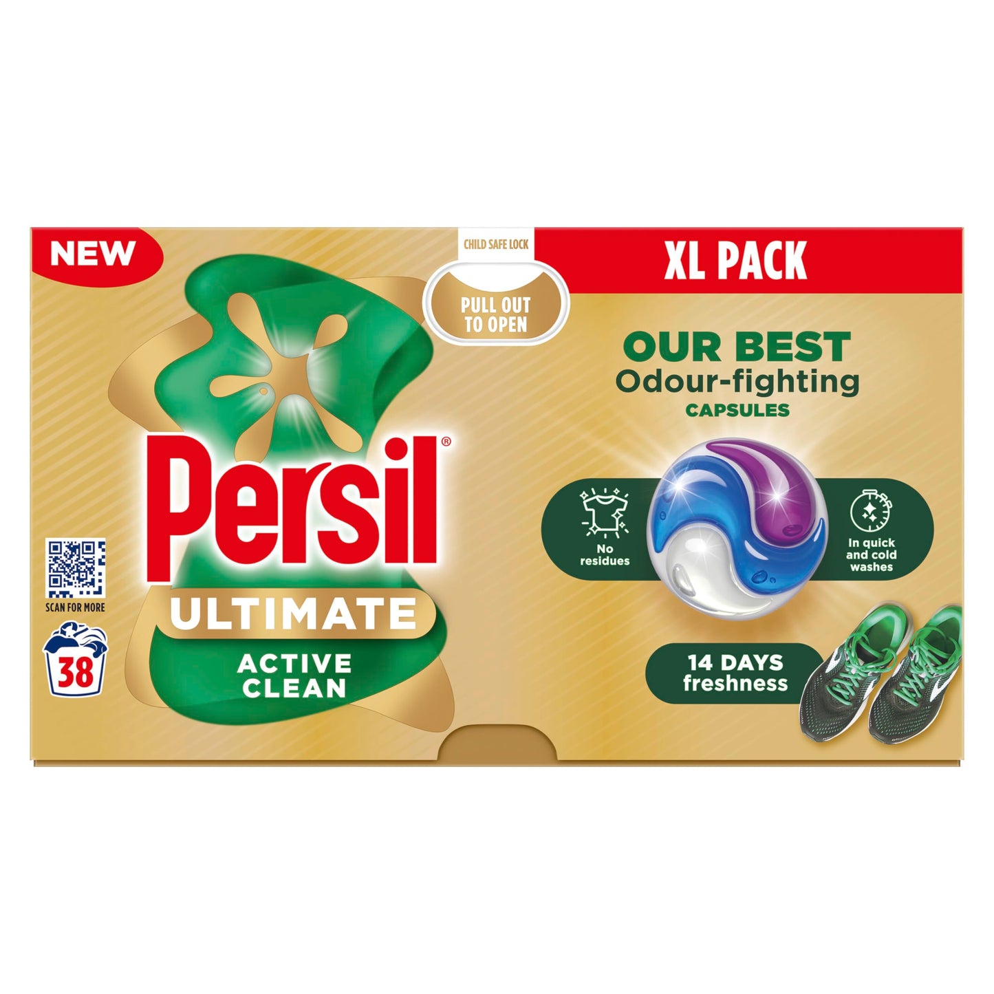Persil 3 In 1 Ultimate Capsules 38 Wash