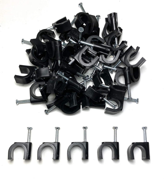 Cable clips 12mm x 50pcs
