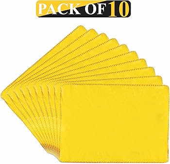 Cute kitchenware deluxe yellow Dusters 10 pack
