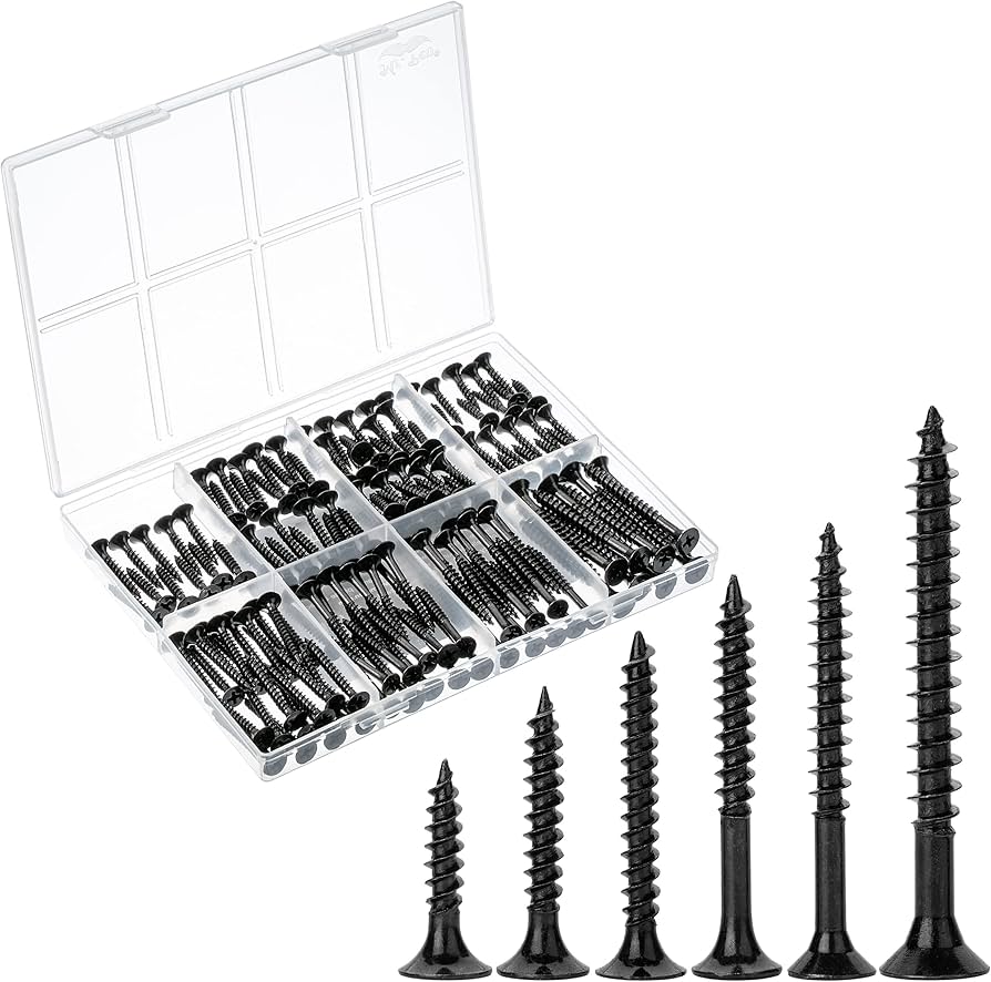 57pcs wood screws set