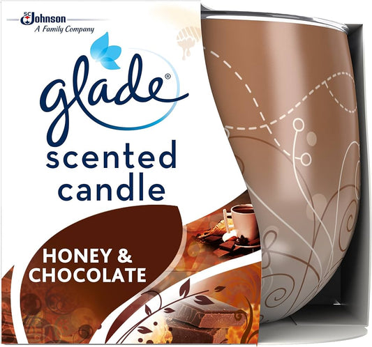 Glade candle honey & chocolate