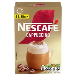 Nescafé cappuccino 8 sachet 125g 8 x 15.5g