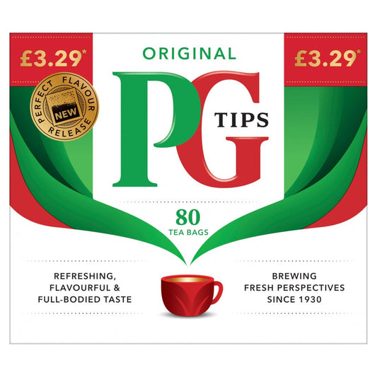 Original PG tips 80 tea bags 232g