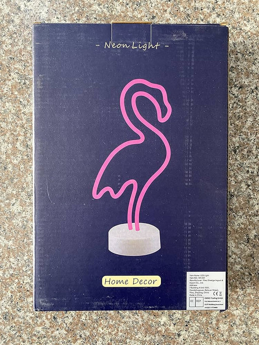 Light up flamingos