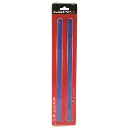 6pc 12" hacksaw blades