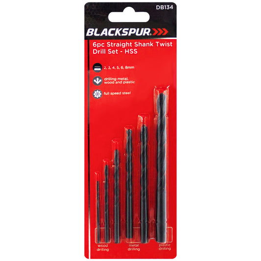 Shank twist drill set