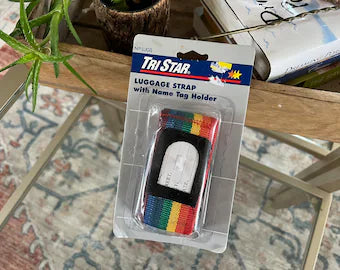 Luggage strap and name tag holder