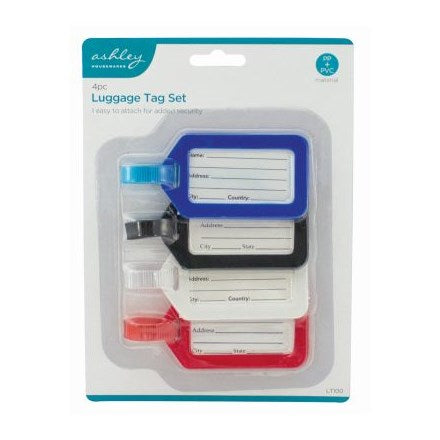4 Luggage tags