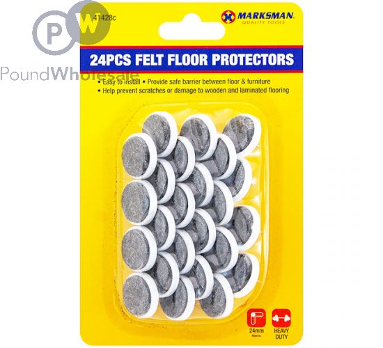 Felt floor protectors 24pcs