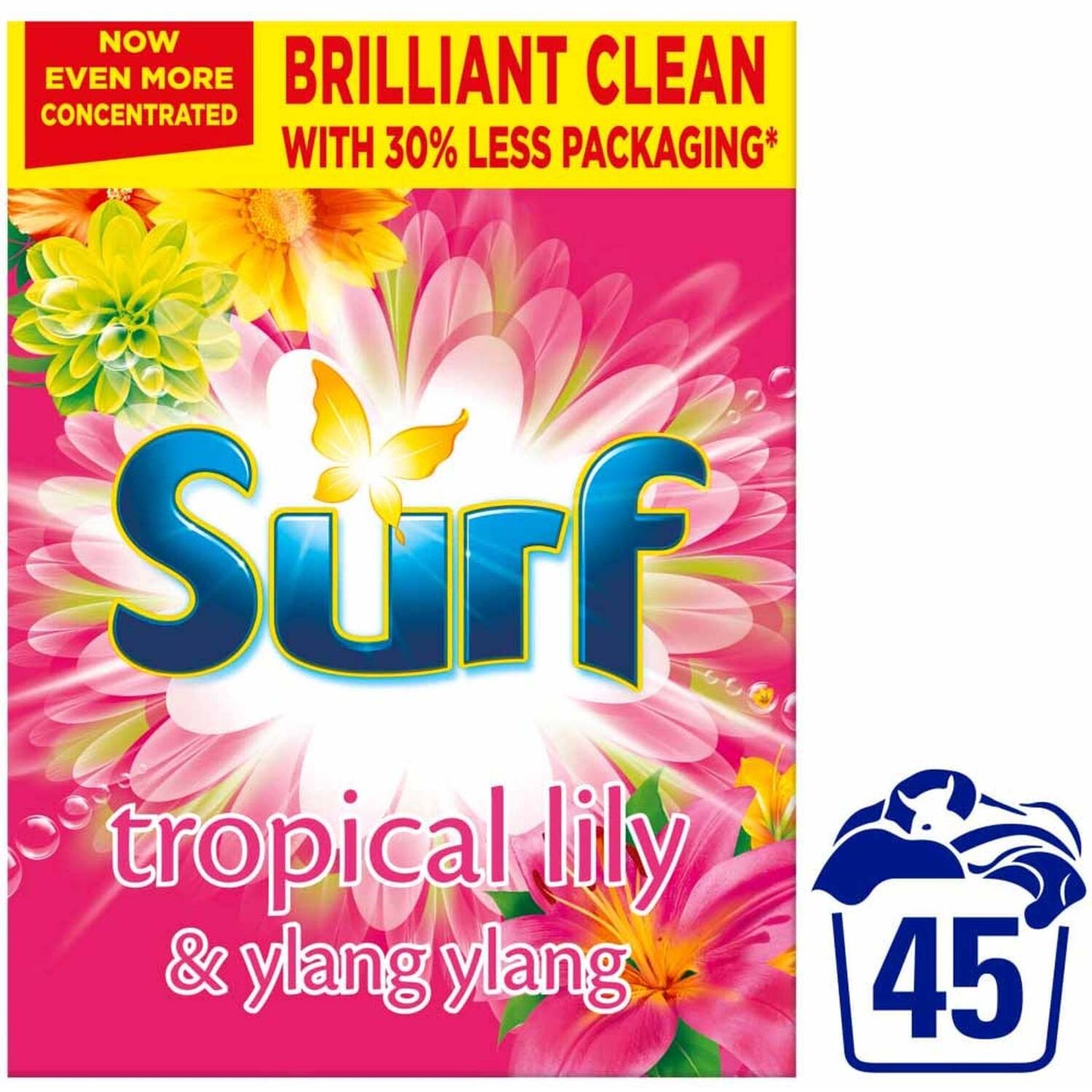 Surf tropical lily 45 washes