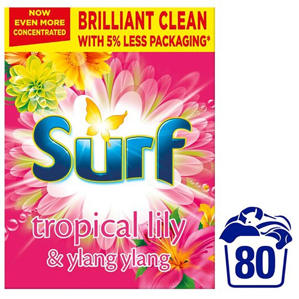 Surf tropical lily 80 Washes